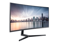 Samsung C34H890WGR - CH89 Series - LED-skjerm - kurvet - 34 - 3440 x 1440 UWQHD @ 100 Hz - VA - 300 cd/m² - 3000:1 - 4 ms - HDMI, DisplayPort, USB-C - sølv