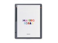 Wacom Bamboo Slate Large - Digitaliserer - høyre- og venstrehåndet - 21 x 29.7 cm - elektromagnetisk - trådløs - Bluetooth - mellomgrå med oransjeaksenter