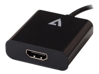 V7 - Ekstern videoadapter - USB-C - HDMI - svart