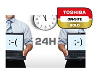 Toshiba On-Site Repair Gold - Utvidet serviceavtale - deler og arbeid - 4 år (fra opprinnelig kjøpsdato for utstyret) - på stedet - 8x5 - responstid: NBD - for Dynabook Toshiba Portégé X30, Z30 Toshiba Satellite Pro A50, R40, R50 Toshiba Tecra A50