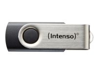 Intenso Basic Line - USB-flashstasjon - 16 GB - USB 2.0 - svart, sølv