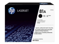 HP 81A - Svart - original - LaserJet - tonerpatron (CF281A) - for LaserJet Enterprise MFP M630 LaserJet Enterprise Flow MFP M630