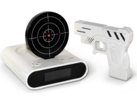 Gadget Factory Sniper Alarm Clock - White