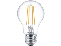 Philips Classic - LED-filamentlyspære - form: A60 - klar finish - E27 - 7 W (ekvivalent 60 W) - klasse A++ - varmt hvitt lys - 2700 K
