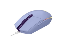 Logitech Gaming Mouse G203 LIGHTSYNC - Mus - optisk - 6 knapper - kablet - USB - lilla