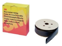 3M TE100034830, Varmekrympeslange, Svart, 11 m, 2,4 mm, 135 °C