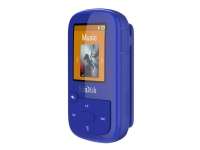 SanDisk Clip Sport Plus - Digital spiller - 32 GB - blå