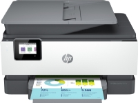 HP Officejet Pro 9019e All-in-One - Multifunksjonsskriver - farge - ink-jet - Legal (216 x 356 mm) (original) - A4/Legal (medie) - opp til 21 spm (kopiering) - opp til 22 spm (trykking) - 250 ark - 33.6 kbps - USB 2.0, LAN, Wi-Fi(n), USB-vert - HP In