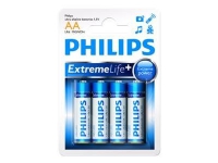Philips ExtremeLife+ LR6E4B - Batteri 4 x AA-type - Alkalisk