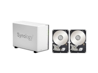 Synology DiskStation DS220j NAS-server 12 TB 2 Bay udstyret med 2 x 6 TB WD RED DS220J 12TB RED