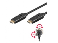 Goobay 1m HDMI, 1 m, HDMI Type A (Standard), HDMI Type A (Standard), Svart
