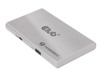 Club 3D Thunderbolt 4 Portable 5-in-1 Hub with Smart Power - Dokkingstasjon - Thunderbolt 4 - 100 watt