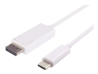 MicroConnect - Ekstern videoadapter - USB-C 3.1 - DisplayPort - hvit