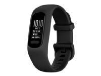 Garmin vívosmart 5 - Aktivitetssporer med bånd - silikon - svart - båndbredde: S/M - monokrom - Bluetooth, ANT+ - 24.5 g