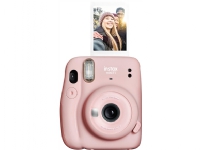 Fujifilm Instax Mini 11 Camera + Instax Mini Glossy (10pl) Focus 0.3 m - âˆž, Blush Pink