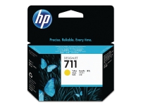 Blækpatron hp 711 cz132a, 29 ml, gul