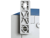 SCHNEIDER ELECTRIC Vægbeslag for tavle type PLM3025-108 RAL7035, sættet består af 4 beslag samt 4 skruer.