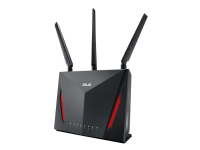 ASUS RT-AC86U - Trådløs ruter - 4-portssvitsj - GigE - 802.11a/b/g/n/ac - Dobbeltbånd