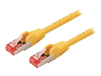 Nedis - Nettverkskabel - RJ-45 (hann) til RJ-45 (hann) - 20 m - SFTP - CAT 6 - formstøpt, rund - gul