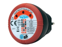 Testboy Schuki® 3A Stikdåse-tester CAT II 300 V LED