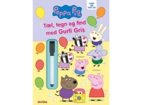Peppa Pig - Gurli Gris - Skriv og visk ud - Tæl, tegn og find med Gurli Gris | Språk: Dansk