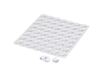 3M SJ 5312 MPCB Chassisfod Selvklæbende, Rund Transparent (Ø x H) 12.7 mm x 3.5 mm 56 stk