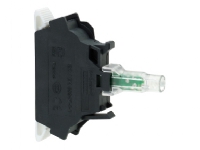 SCHNEIDER ELECTRIC Lysmodul med LED i rød farve og 24V AC/DC forsyning med fjederterminaler
