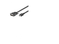 Goobay MMK 630-300 3.0m (HDMI-DVI), 3 m, HDMI, DVI-D, Svart, Hankjønn/hankjønn
