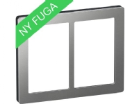 LK FUGA PURE designramme stål 2x112 modul, stål