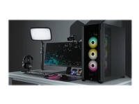 CORSAIR iCUE 7000X RGB - FT - utvidet ATX (E-ATX) - sidepanel med vindu (herdet glass) - ingen strømforsyning (ATX) - svart - USB/lyd
