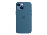 Apple - Baksidedeksel for mobiltelefon - med MagSafe - silikon - blå pratmaker - for iPhone 13 mini