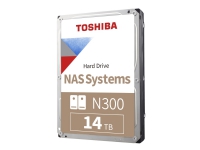 Toshiba N300 NAS - Harddisk - 14 TB - intern - 3.5 - SATA 6Gb/s - 7200 rpm - buffer: 512 MB