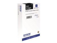 Epson T7561 - 50 ml - L-størrelse - svart - original - blekkpatron - for WorkForce Pro WF-8010, WF-8090, WF-8090 D3TWC, WF-8510, WF-8590, WF-8590 D3TWFC