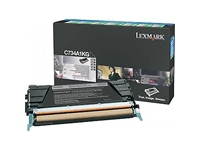 Lexmark - Svart - original - tonerpatron LCCP, LRP - for Lexmark C734, C736, X734, X736, X738