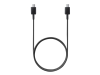 Samsung EP-DA705 - USB-kabel - USB-C (hann) til USB-C (hann) - USB 2.0 - 3 A - 1 m - svart
