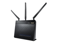 ASUS RT-AC68U - Trådløs ruter - 4-portssvitsj - GigE - 802.11a/b/g/n/ac - Dobbeltbånd