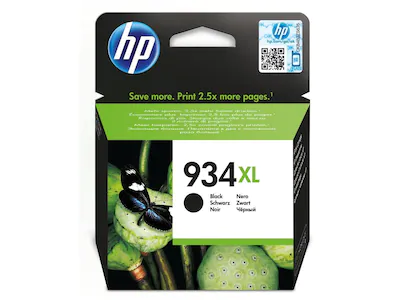HP Blekk 934XL Sort