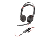 Poly Blackwire C5220 USB-C - 5200 Series - hodesett - on-ear - kablet - 3,5 mm jakk, USB-C