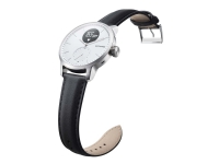 Withings ScanWatch - 38 mm - rustfritt stål - aktivitetssporer med bånd - silikon - monokrom - Bluetooth - 58 g