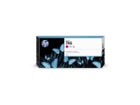 HP 746 300-ml Magenta DesignJet Ink Cartridge, Pigmentbasert blekk, 300 ml, 1 stykker