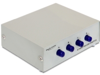 Delock Serial Switch RS-232 4-port manual - Switch - 4 x seriell - stasjonær