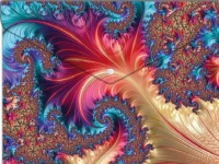 Panta Plast A5 envelope for the press stud with a fractal print
