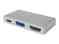 RaidSonic ICY BOX IB-DK4030-2C - Dokkingstasjon - USB-C / Thunderbolt 3 - HDMI