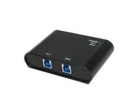 LogiLink UA0216, USB 3.2 Gen 1 (3.1 Gen 1) Type-B, USB 3.2 Gen 1 (3.1 Gen 1) Type-A, 5000 Mbit/s, Svart, Plastikk, RoHS