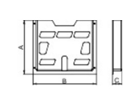 Schneider Electric NSYDPA44 Dokumentholder Polystyrol Gråhvid (RAL 7035) (L x B x H) 40 x 278 x 234 mm 1 stk