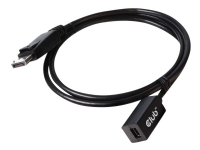 Club 3D - DisplayPort-forlengelseskabel - Mini DisplayPort (hunn) til DisplayPort (hann) - DisplayPort 1.4 - 1 m - 8K-støtte