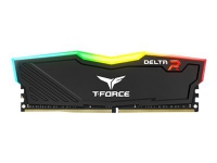 T-Force DELTA RGB - DDR4 - modul - 16 GB - DIMM 288-pin - 3200 MHz / PC4-25600 - CL16 - 1.35 V - ikke-bufret - ikke-ECC - svart