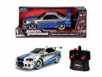Dickie Auto on radio Fast & Furious Fast and Furious Nissan Skyline GTR 1:16 Dickie