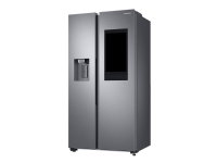 Samsung RS6HA8891SL - Kjøleskap/fryser - side-ved-side med vannautomat, isdispenser - Wi-Fi - bredde: 91.2 cm - dybde: 71.6 cm - høyde: 178 cm - 614 liter - Klasse E - rustfritt stål-stil