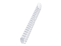 GBC CombBind - 51 mm - 21 ringer - A4 (210 x 297 mm) - 450 ark - hvit - 50 stk plastbindekam - for P/N: 2101435, IB271106, IB271717